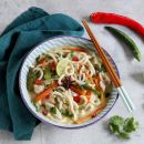 Japan Meets Thailand in this Aromatic Chicken Noodle Soup