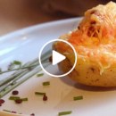 VIDEO: Super Cheesy Chorizo Baked Potatoes