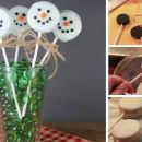 How to make: Simple Snowmen Oreo Lollipops