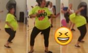 Video: HEAVILY PREGNANT woman teaches ZUMBA, 2 days before GIVING BIRTH!
