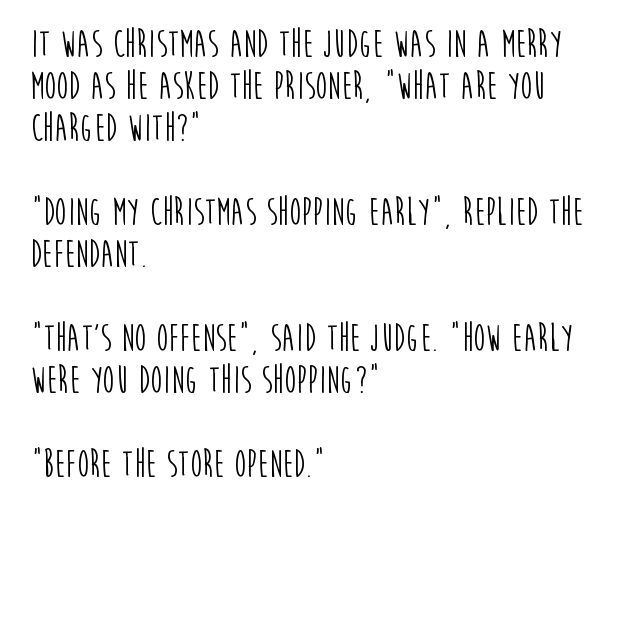 Christmas Judge Joke
