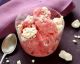 If you only have 5 minutes to make dessert, try this frozen strawberry yogurt