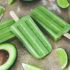 Avocado and lime popsicles