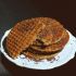 Skinny cocoa-dusted waffles