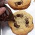 Chocolate chip spider cookies