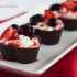 Chocolate cheesecake mousse cups