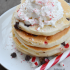 Peppermint Chocolate Chip Pancakes