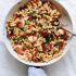 Cheesy Shrimp Pasta with Sun-Dried Tomatoes and Bacon