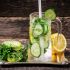 Cucumber-lemon and parsley rinse