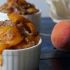 Eggless Peach Cobbler