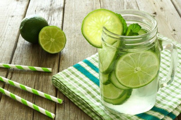 Cucumber-lime refresher