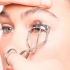 Curling your eyelashes after applying mascara