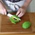 Cut the avocado