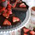No-Bake Strawberry Ganache Tart With Chocolate Cookie Crust