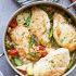 One-Pan Chicken with Bright Vegetables