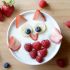 Berry owl yogurt bowl