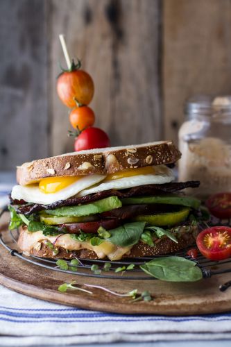 Bourbon Caramelized Bacon and Heirloom Tomato BLT