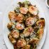 garlic parmesan roasted brussels sprouts