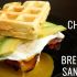 Cheddar Waffle BAE Breakfast Sandwich