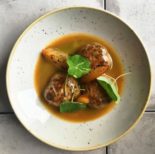 London - Duck And Waffle's Goat Meatballs