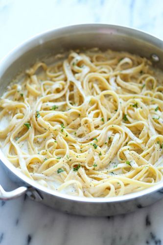 Garlic Parmesan pasta