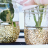 Make DIY glitter vases