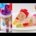 Rainbow gummy bear ice cream