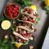 Octopus Tacos with Sweet Peppers & Kalamata Olives Salsa