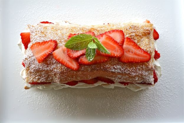 Strawberry millefeuille