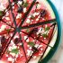 Watermelon Feta and Balsamic Pizzas