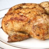Simple Roast Whole Chicken 