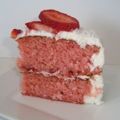 Southern Style Strawberry Coconut Cake