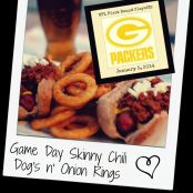 Game Day Skinny Chili Dog's n' Onion Rings