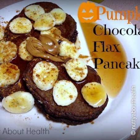 Chocolatey PUMPKIN Flax Pancakes