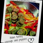 italian turkey sausage and peppers