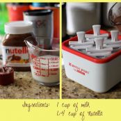 Nutella popsicles - Step 1