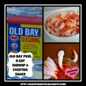 Old Bay Peel n Eat Shrimp & Cocktail Sauce