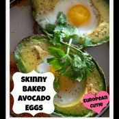 Skinny Baked Avocado Eggs