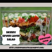 Skinny Seven Layer Salad