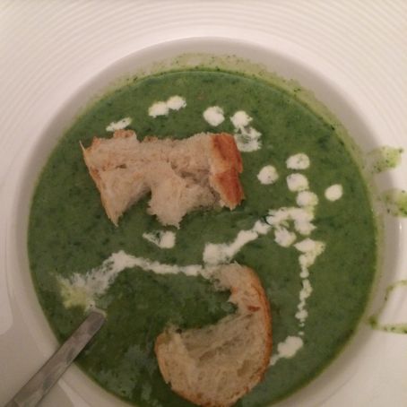 Chicken Spinach and Pea Puree