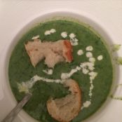 Chicken Spinach and Pea Puree