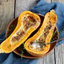 The Perfect Side for Two: 5-Ingredient Stuffed Butternut Squash