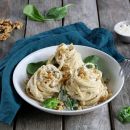 Cancel Your Dinner Plans & Make This Creamy Ricotta-Walnut Pasta