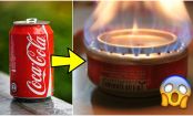 Kitchen HACK: How To Turn A Coke Can Into A Stove