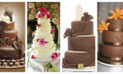 15 Gorgeous Wedding Cakes Starring Chocolate!
