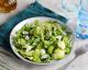 Green Goddess Salad: Zucchini, Avocado, Fava Beans And Arugula With Easy Citrus Olive Oil Dressing