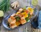 Easy Ginger-Soy Salmon Skewers