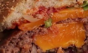 VIDEO: Cheddar & Coridander Burger