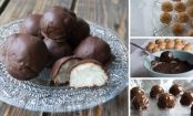 How to make coconut-filled chocolate balls