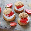 The Best Strawberry Cream Puffs